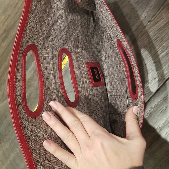 Hobo red leather clutch - Picture 7 of 8